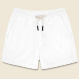 Solid Terry Shorts - White - OAS - STAG Provisions - Shorts - Lounge