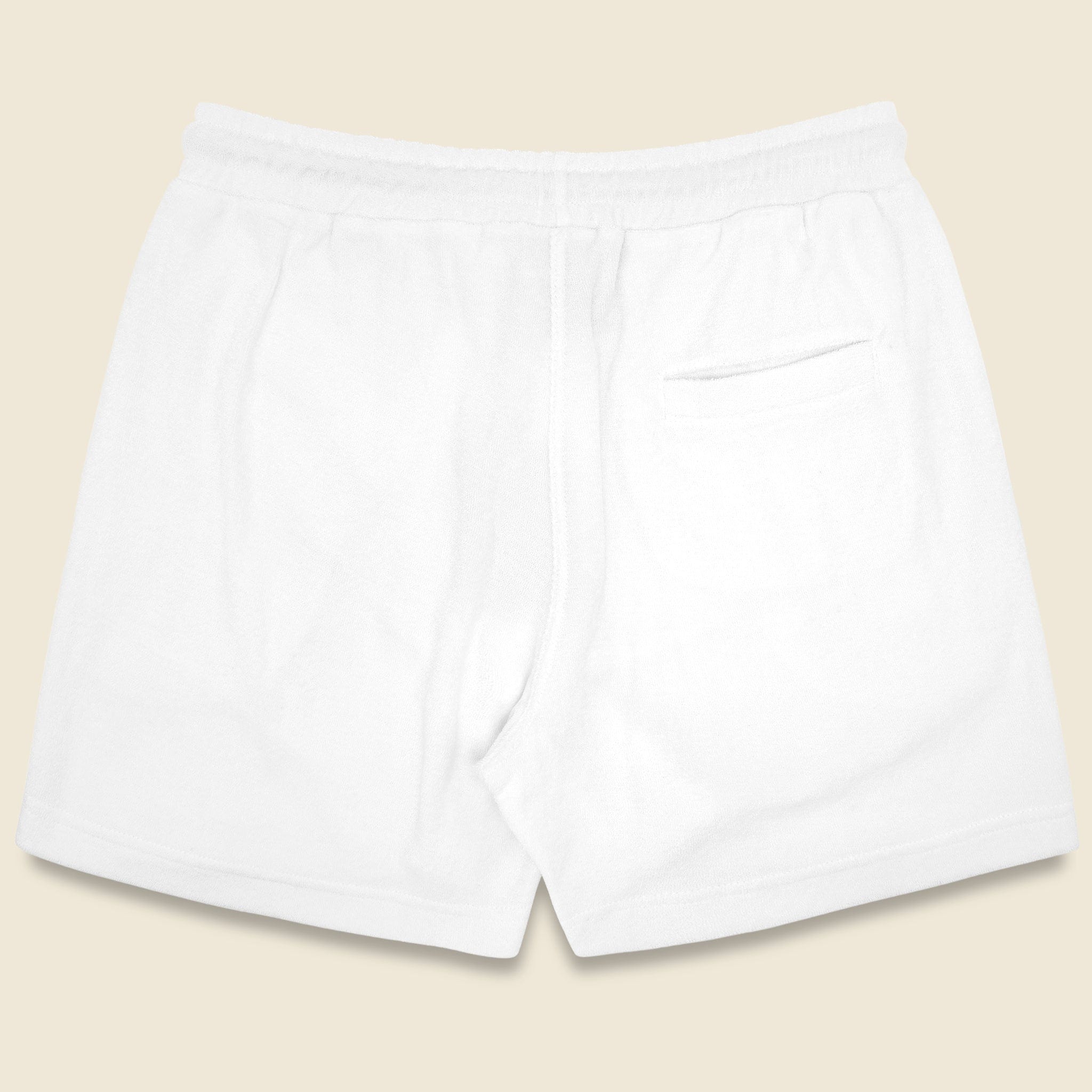 
                          Solid Terry Shorts - White - OAS - STAG Provisions - Shorts - Lounge
                        