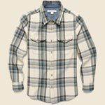 Blanket Shirt - Sandrift Nolan Plaid - Outerknown - STAG Provisions - Tops - L/S Woven - Plaid