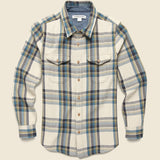 Blanket Shirt - Sandrift Nolan Plaid - Outerknown - STAG Provisions - Tops - L/S Woven - Plaid