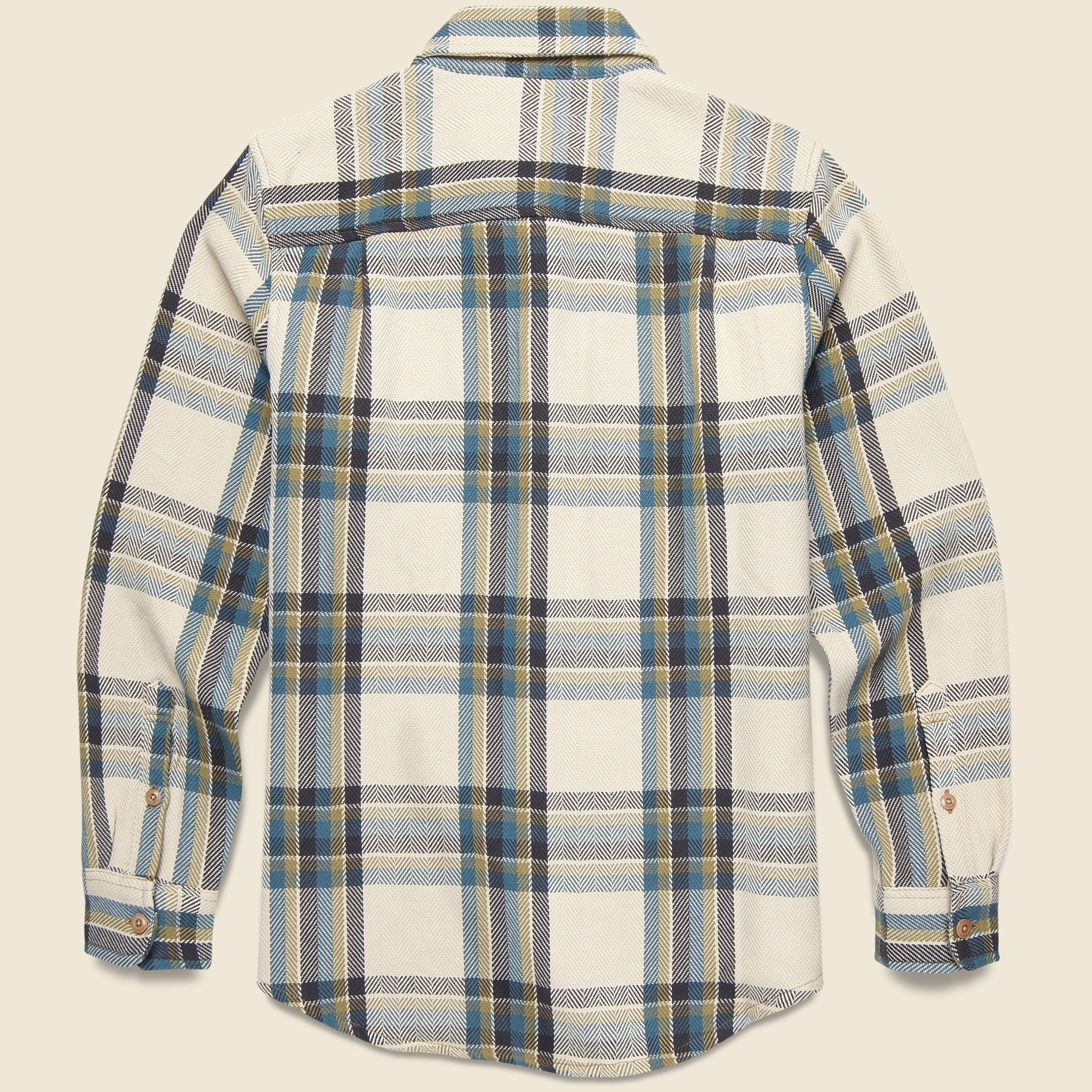 
                          Blanket Shirt - Sandrift Nolan Plaid - Outerknown - STAG Provisions - Tops - L/S Woven - Plaid
                        