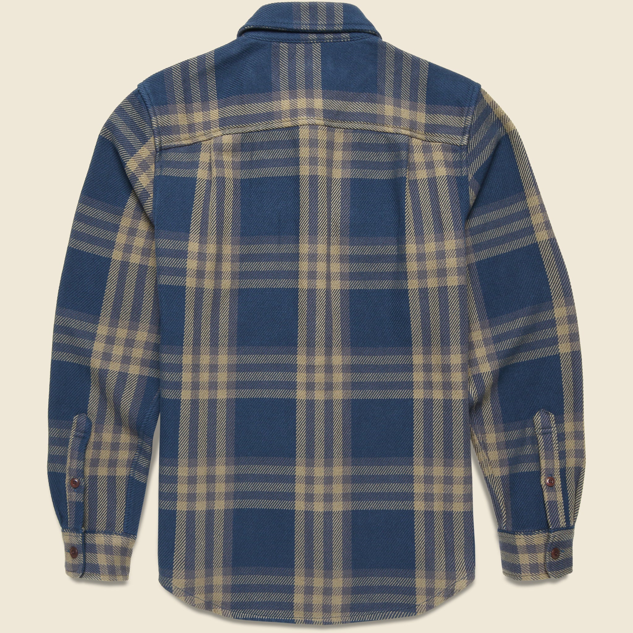 
                          Blanket Shirt - Marine Fox Creek Plaid - Outerknown - STAG Provisions - Tops - L/S Woven - Plaid
                        