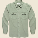 Utilitarian Shirt - Olive Drab - Outerknown - STAG Provisions - Tops - L/S Woven - Solid