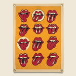 Rolling Stones Lips Banner - Oxford Pennant - STAG Provisions - Home - Art & Accesories - Decorative Object