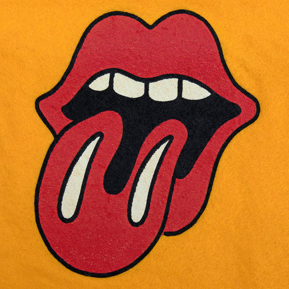 Rolling Stones Lips Banner - Oxford Pennant - STAG Provisions - Home - Art & Accesories - Decorative Object