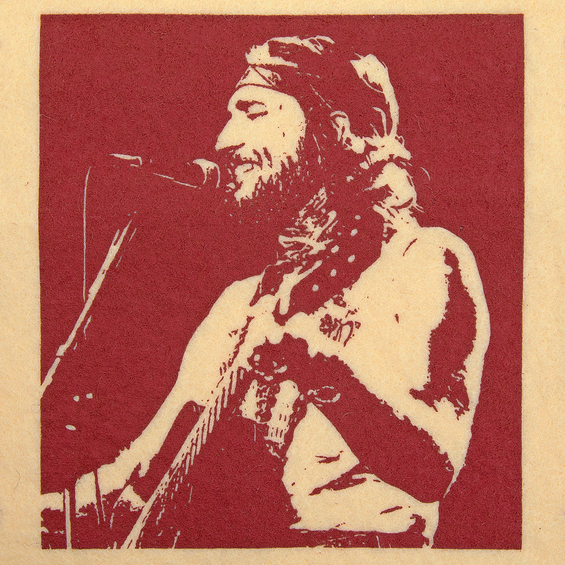 Willie Nelson Live in Austin Banner - Oxford Pennant - STAG Provisions - Home - Art & Accesories - Decorative Object