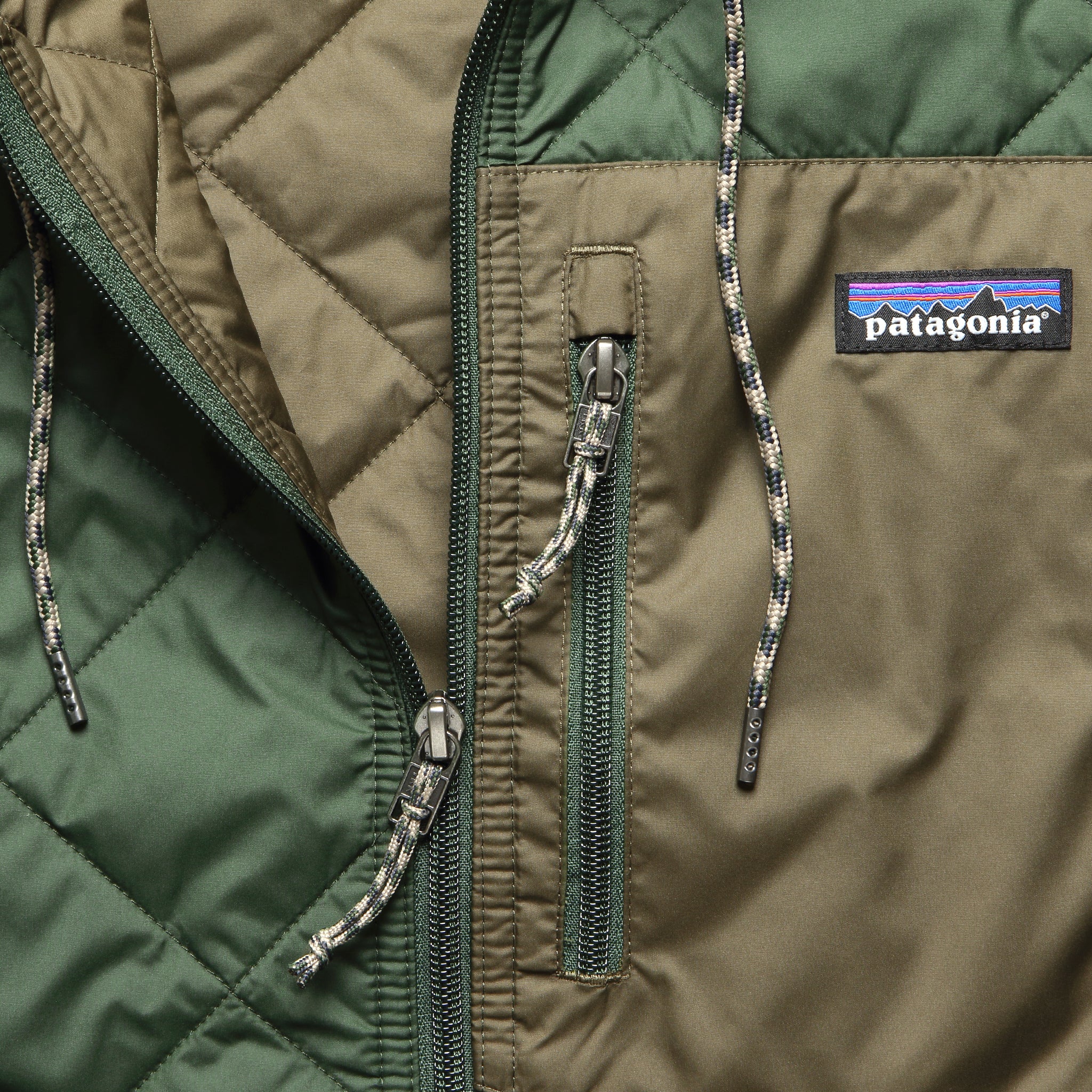 
                          Diamond Quilted Bomber Hoody - Torrey Pine Green - Patagonia - STAG Provisions - Outerwear - Coat / Jacket
                        