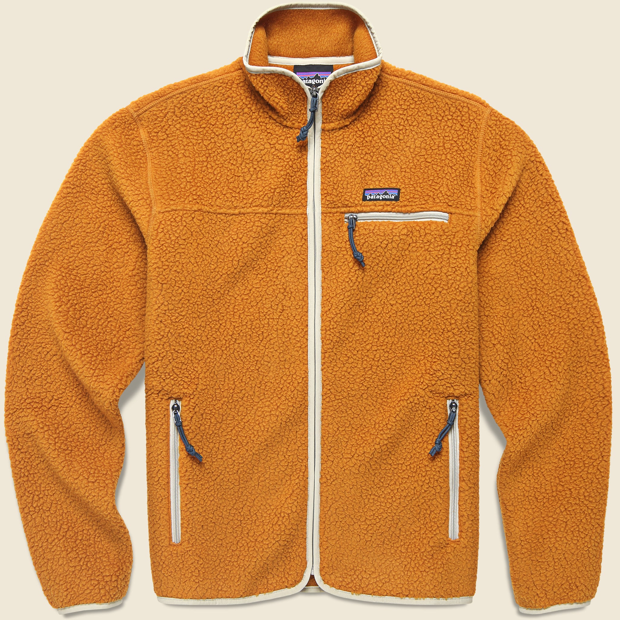 Retro Pile Jacket - Cinnamon Brown