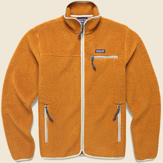 Retro Pile Jacket - Cinnamon Brown