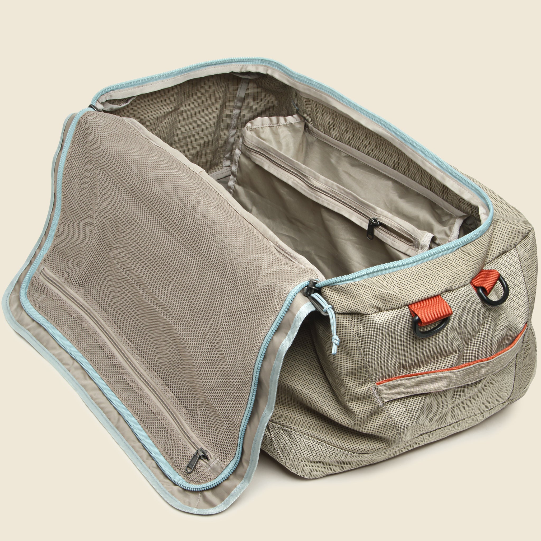 patagonia narwhal grey and orange black hole Black Hole Duffel 55L