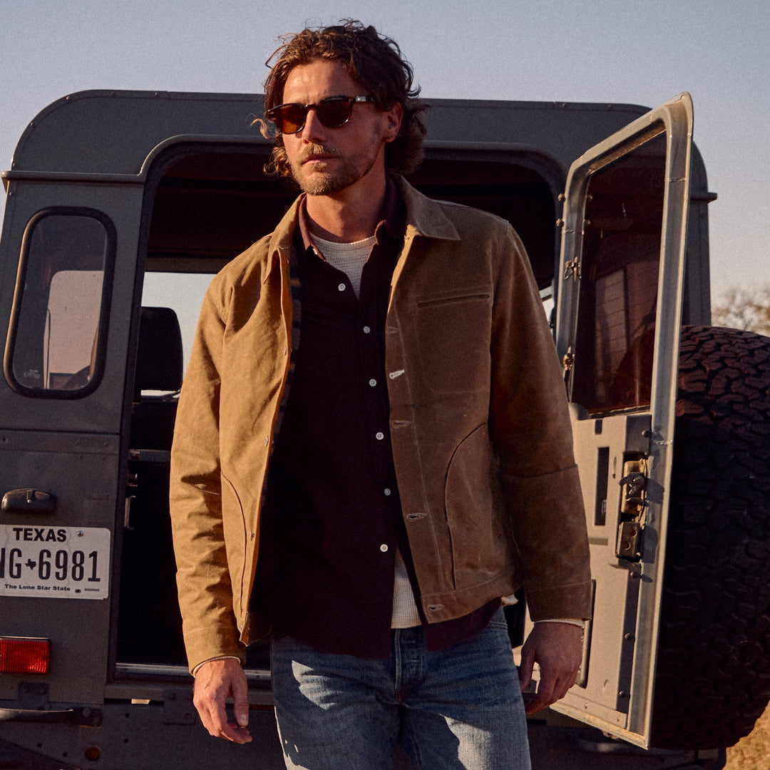 Supply Jacket - Blanket Lined Waxed Tan Ridgeline – STAG Provisions