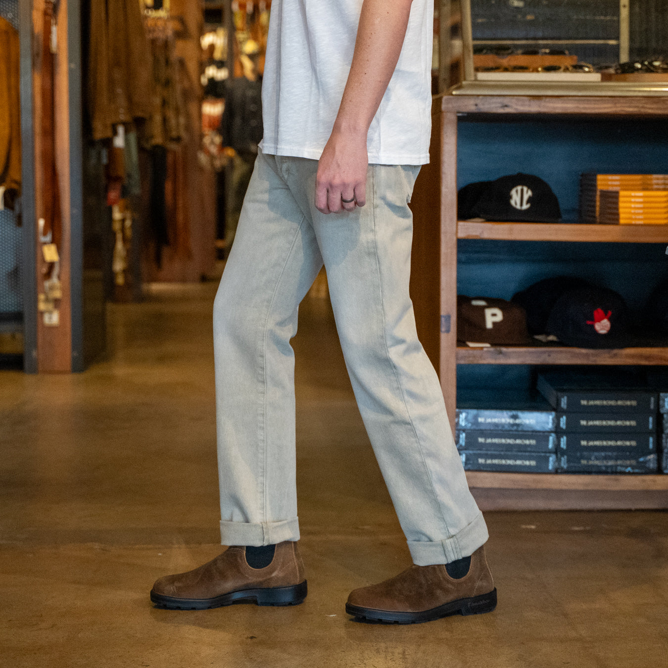 
                          501 Original Straight Jean - Lennox Sun - Levis Premium - STAG Provisions - Pants - Denim
                        