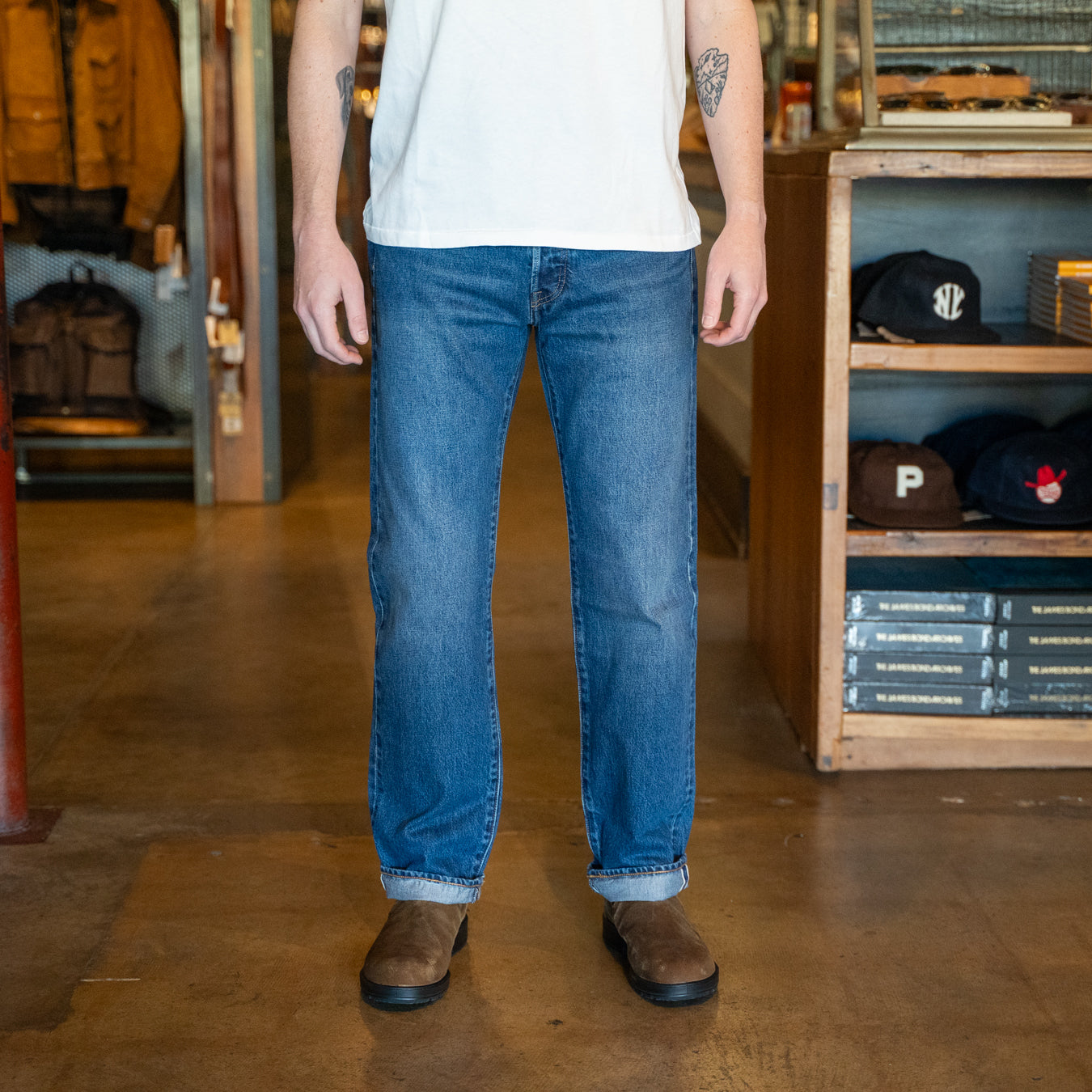 501 '93 Straight Jean - Cathedral Selvedge - Levis Premium - STAG Provisions - Pants - Denim