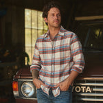 Phillo Shirt - Off White - Portuguese Flannel - STAG Provisions - Tops - L/S Woven - Plaid