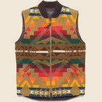 Colton Quilted Zip Vest - Alto Mesa Brown - Pendleton - STAG Provisions - Outerwear - Vest