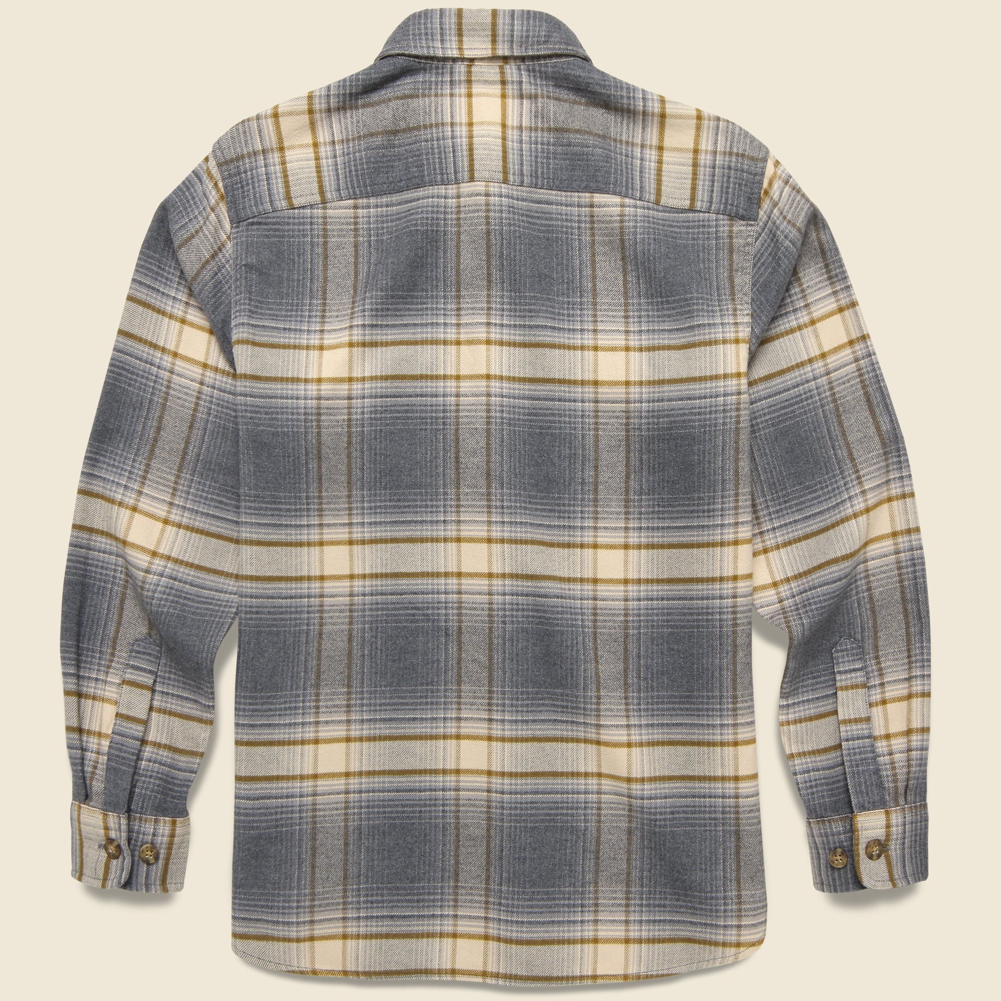 
                          Burnside Flannel Shirt - Tan/Oxford/Olive Plaid - Pendleton - STAG Provisions - Tops - L/S Woven - Plaid
                        