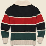 Ranger Stripe Lambswool Cardigan - Ranger Stripe - Pendleton - STAG Provisions - Tops - Sweater