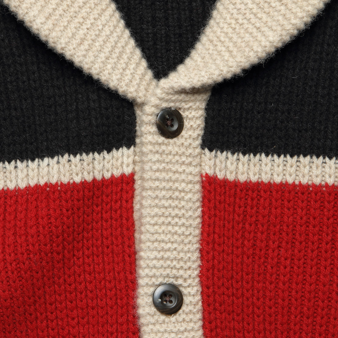 Ranger Stripe Lambswool Cardigan - Ranger Stripe - Pendleton - STAG Provisions - Tops - Sweater