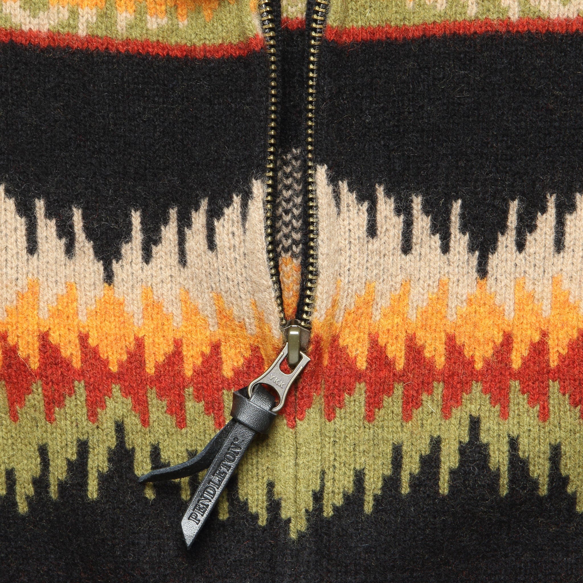 
                          Tye River Lambswool Cardigan - Tye River Black/Scarlet - Pendleton - STAG Provisions - Tops - Sweater
                        