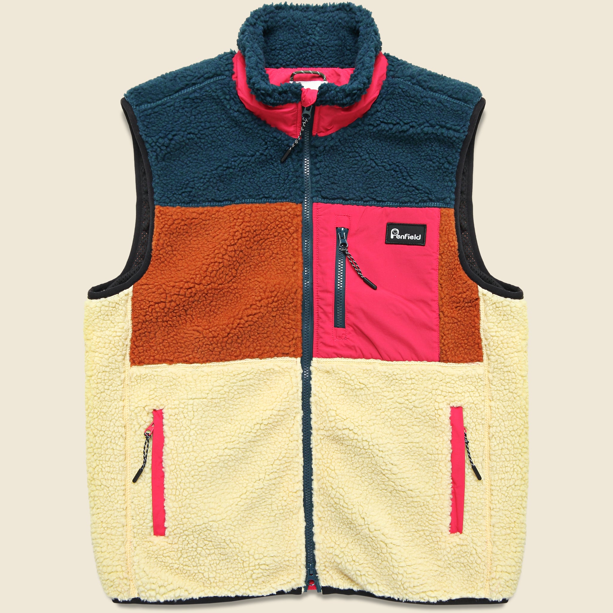 Mattawa Vest - Teal/Red/Tan - Penfield - STAG Provisions - Outerwear - Vest