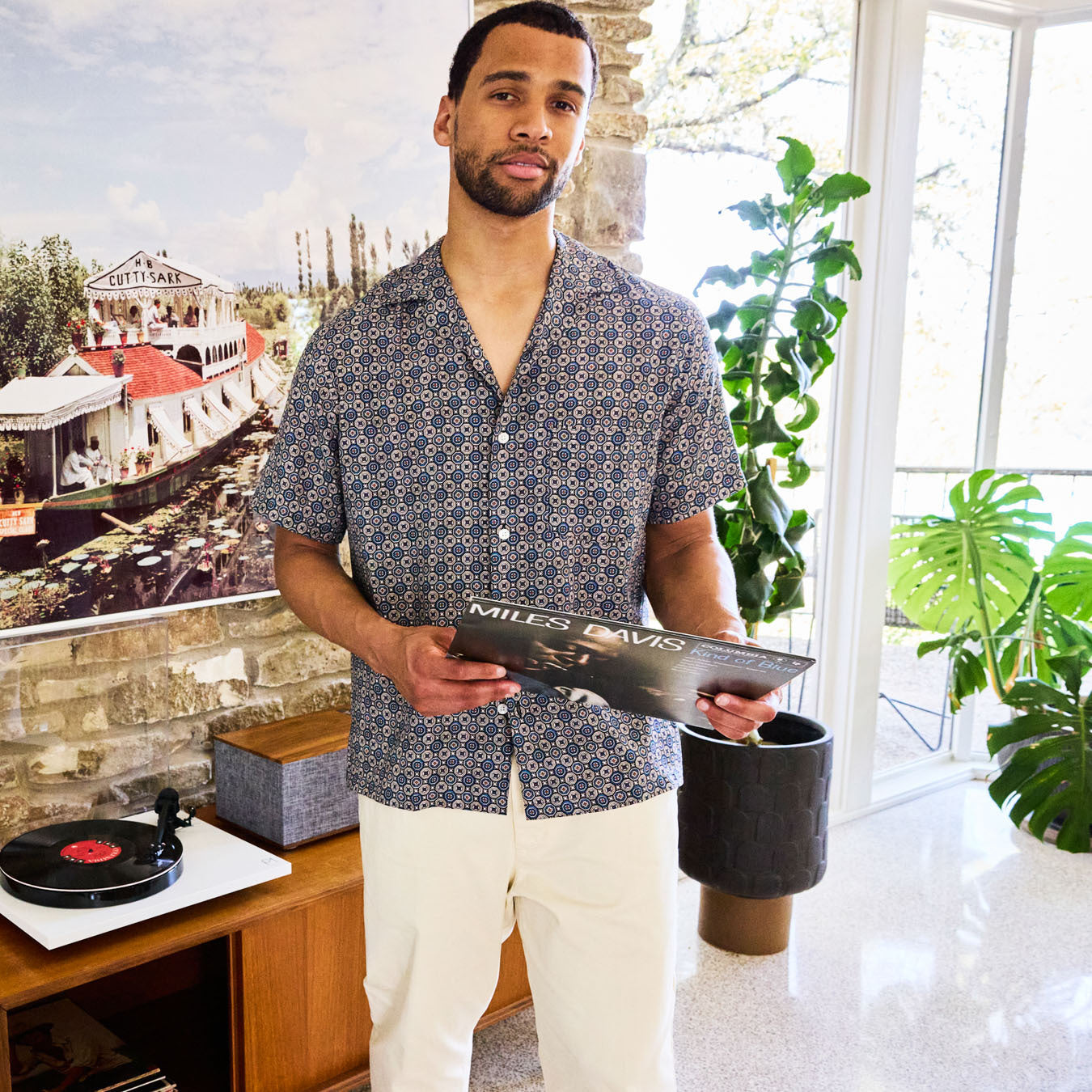
                          Conte Camp Shirt - Blue - Portuguese Flannel - STAG Provisions - Tops - S/S Woven - Other Pattern
                        