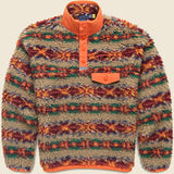 Fairisle Jacquard Snap-Mock Pullover - Red Rock - Polo Ralph Lauren - STAG Provisions - Outerwear - Coat / Jacket