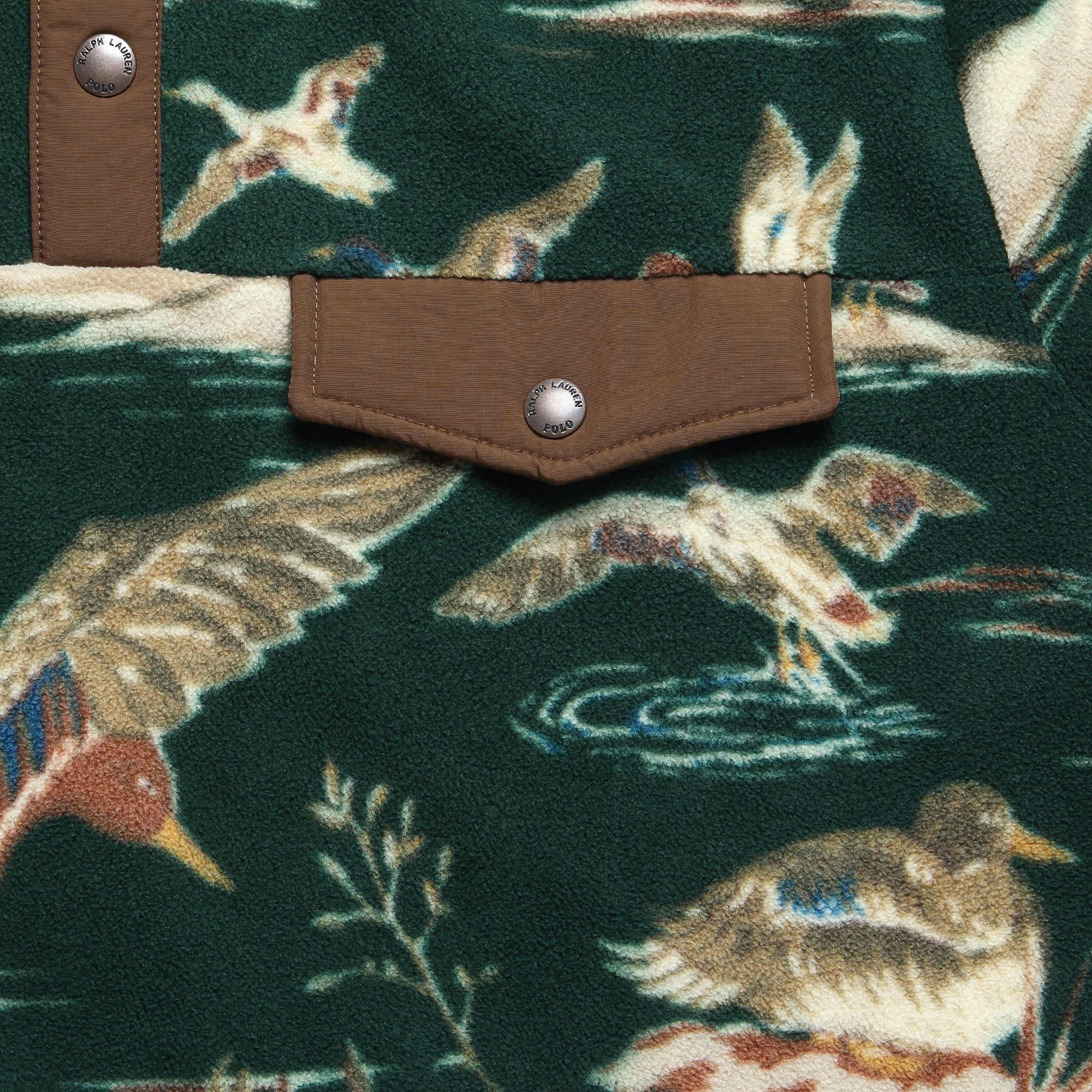 
                          Duck Pond Snap-Mock Pullover - Green
                        