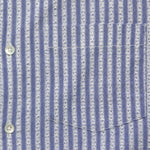 Striped Jacquard Camp Shirt - Blue - Portuguese Flannel - STAG Provisions - Tops - S/S Woven - Stripe