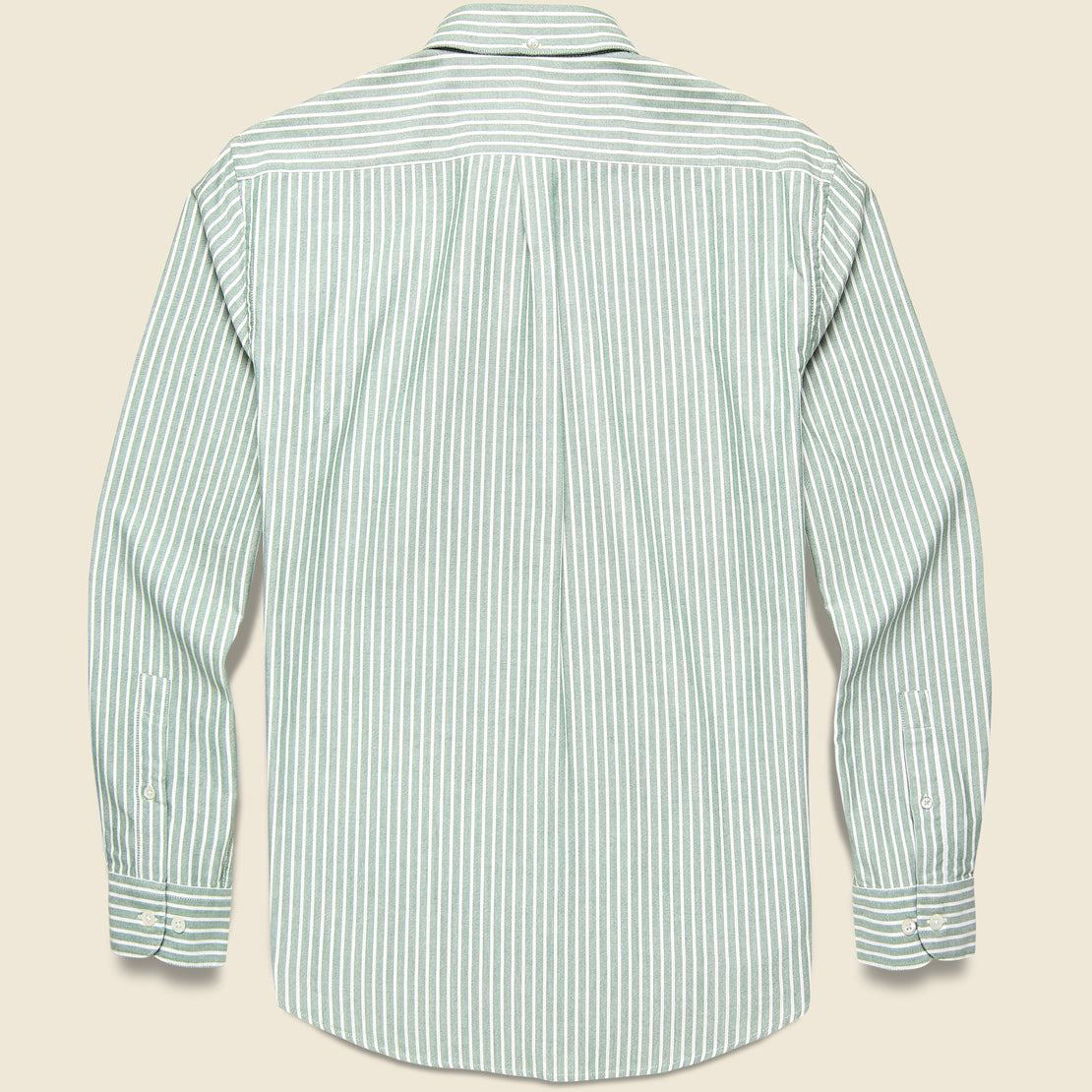 Belavista Oxford Shirt - Green Stripe - Portuguese Flannel - STAG Provisions - Tops - L/S Woven - Stripe