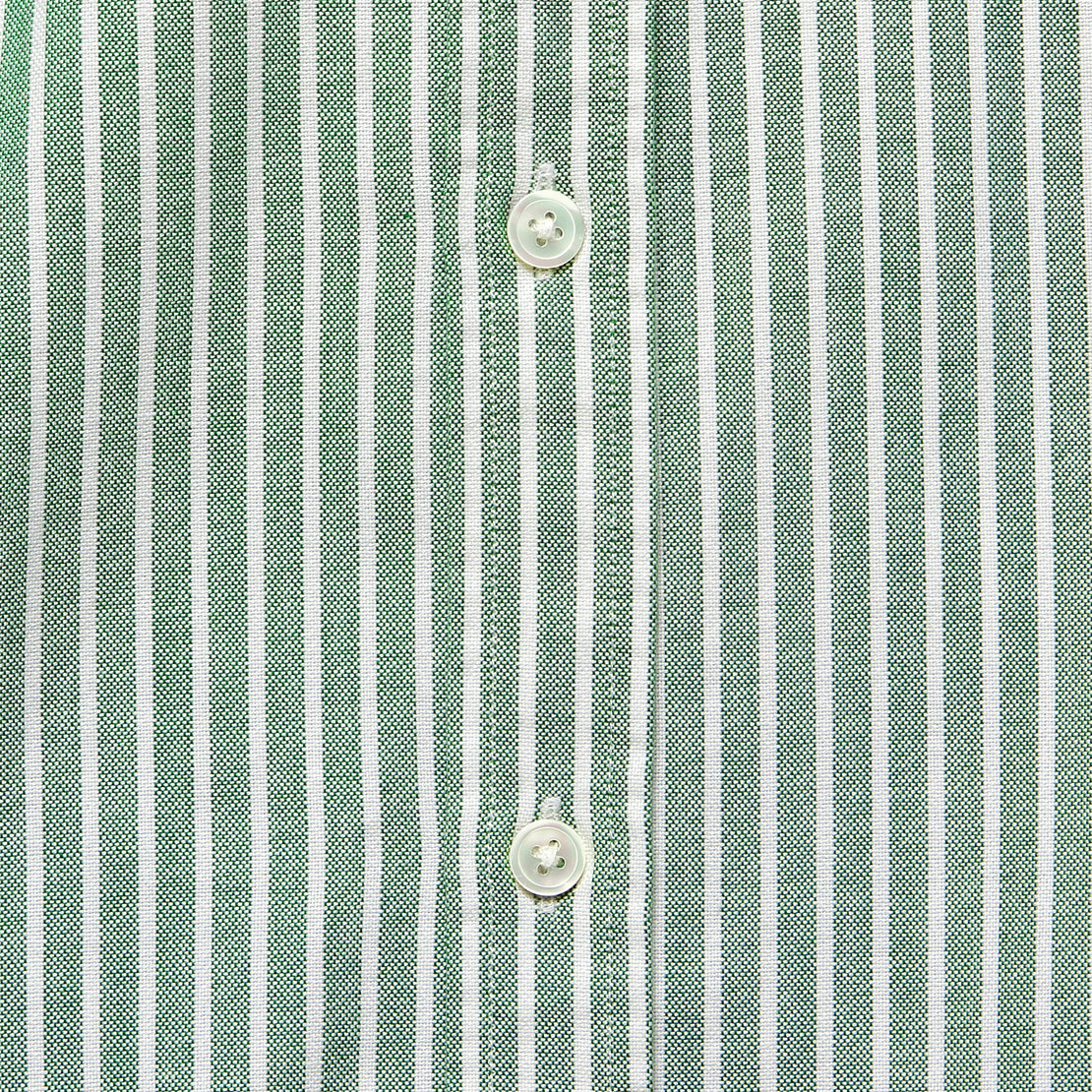 Belavista Oxford Shirt - Green Stripe - Portuguese Flannel - STAG Provisions - Tops - L/S Woven - Stripe