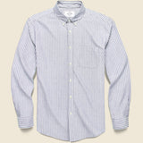 Belavista Oxford Shirt - Blue Stripe - Portuguese Flannel - STAG Provisions - Tops - L/S Woven - Stripe