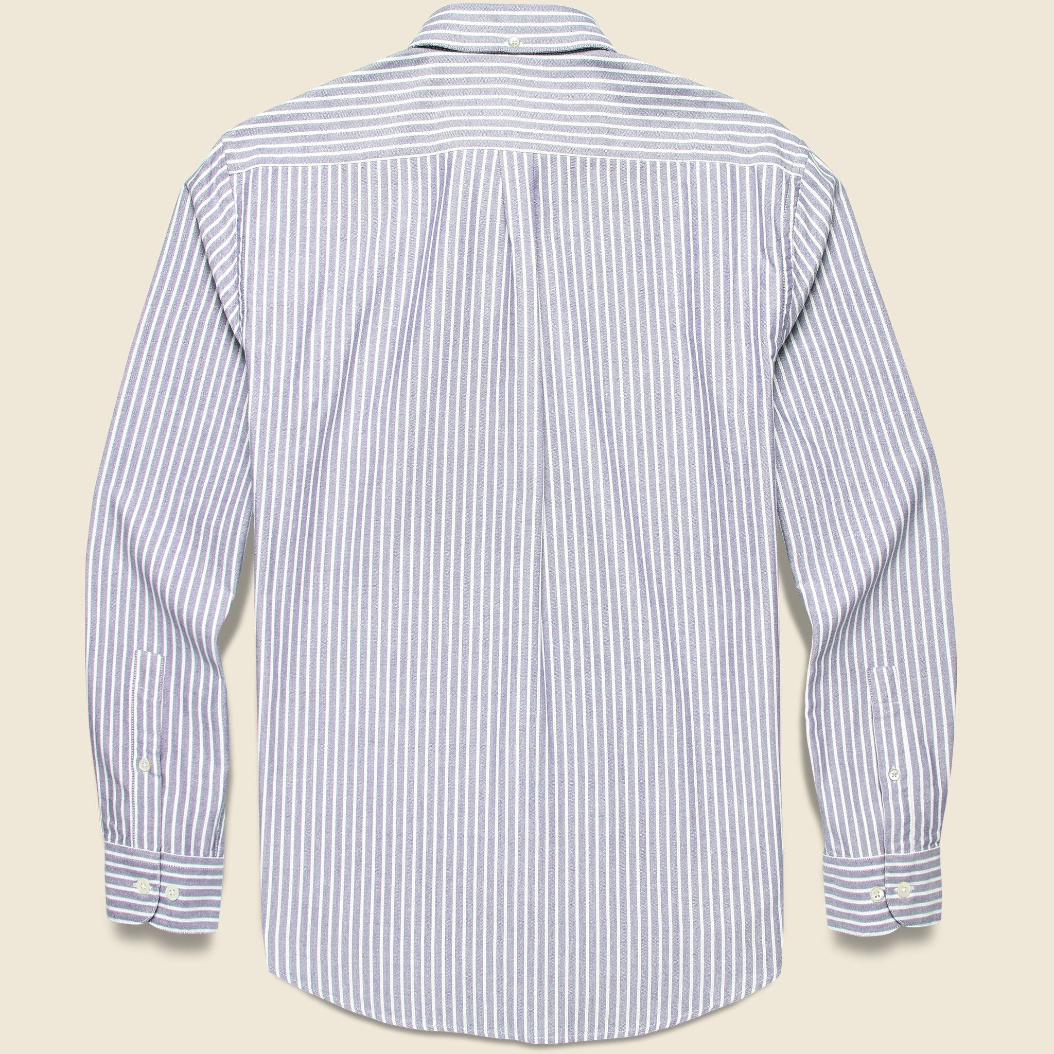 
                          Belavista Oxford Shirt - Blue Stripe - Portuguese Flannel - STAG Provisions - Tops - L/S Woven - Stripe
                        