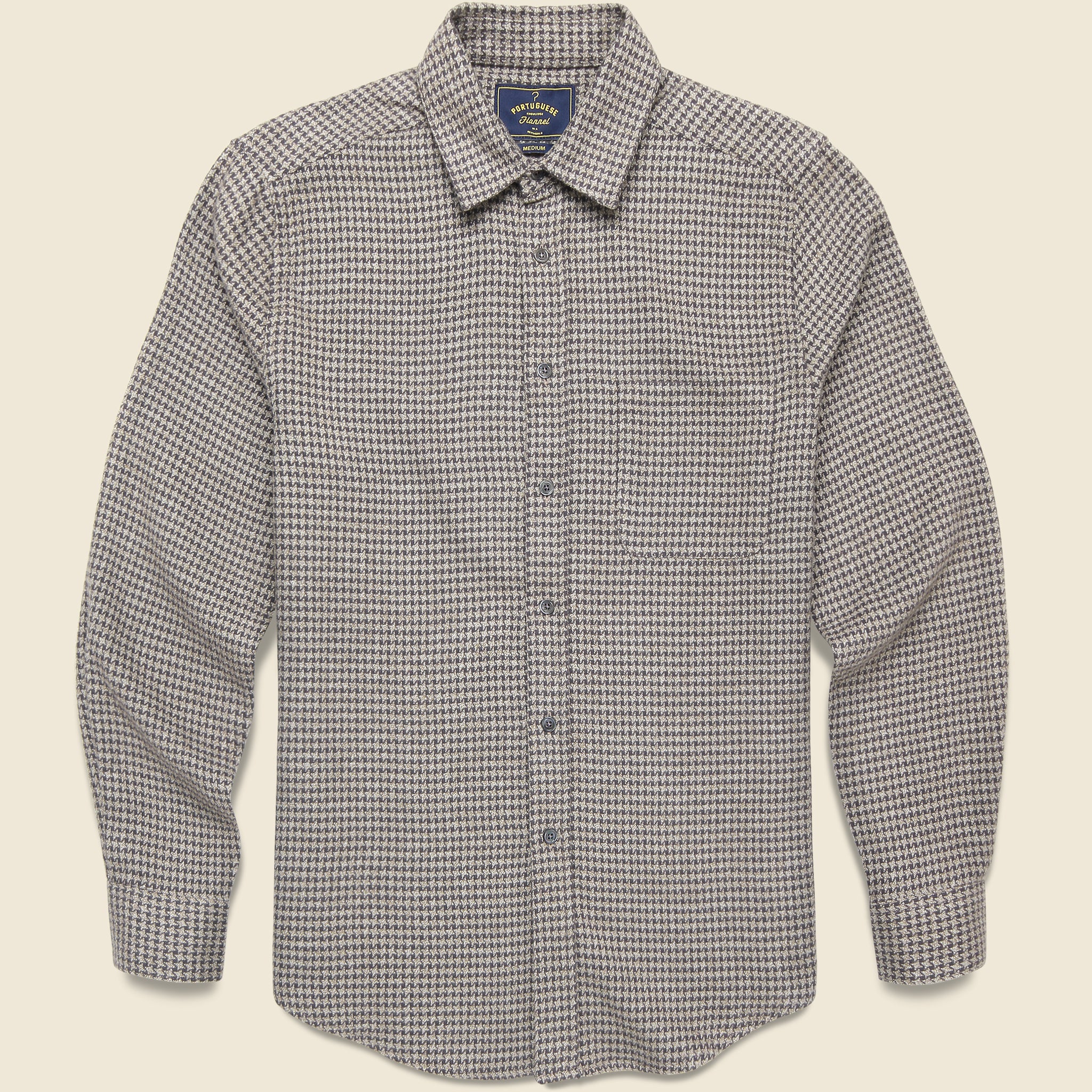 Pied Poule Shirt - Charcoal