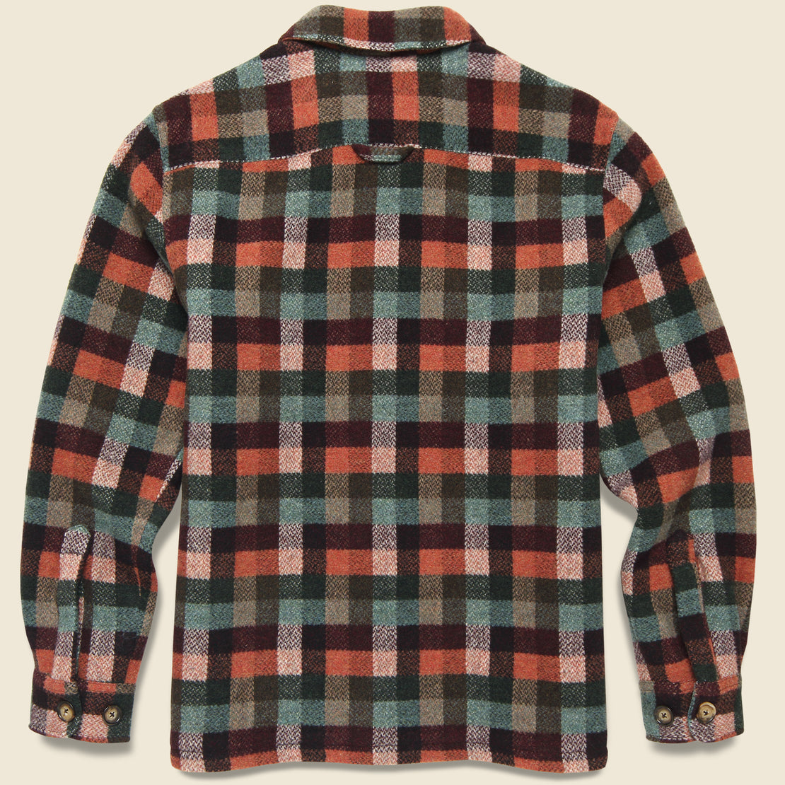 Block Overshirt - Brick/Green/Multi - Portuguese Flannel - STAG Provisions - Tops - L/S Woven - Overshirt
