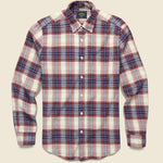 Liber Shirt - Off White/Blue - Portuguese Flannel - STAG Provisions - Tops - L/S Woven - Solid