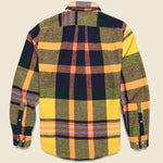 Tirol Shirt - Navy/Yellow - Portuguese Flannel - STAG Provisions - Tops - L/S Woven - Plaid