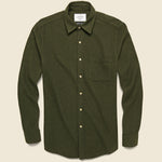 Flannel Teca Shirt - Light Olive - Portuguese Flannel - STAG Provisions - Tops - L/S Woven - Solid