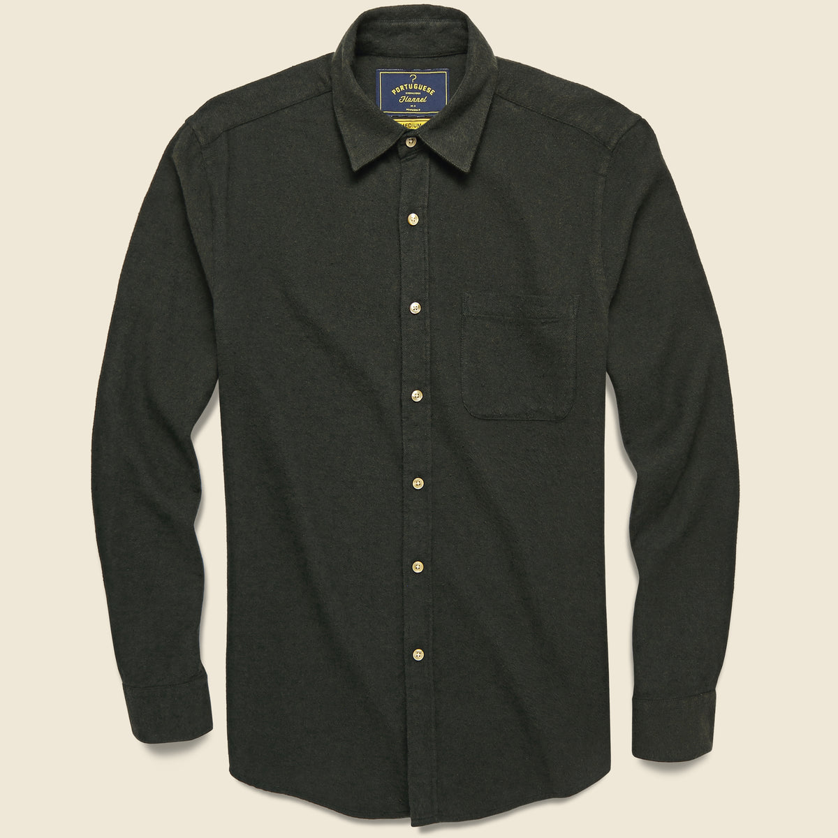 Teca Solid Flannel - Olive