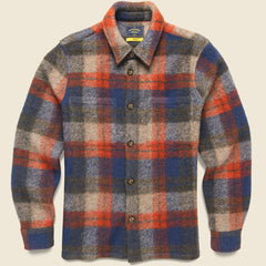 Parker Overshirt - Blue - Portuguese Flannel - STAG Provisions - Tops - L/S Woven - Overshirt