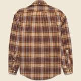 Apollo Shirt - Brown - Portuguese Flannel - STAG Provisions - Tops - L/S Woven - Plaid