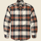 Arc Shirt - Off White - Portuguese Flannel - STAG Provisions - Tops - L/S Woven - Plaid