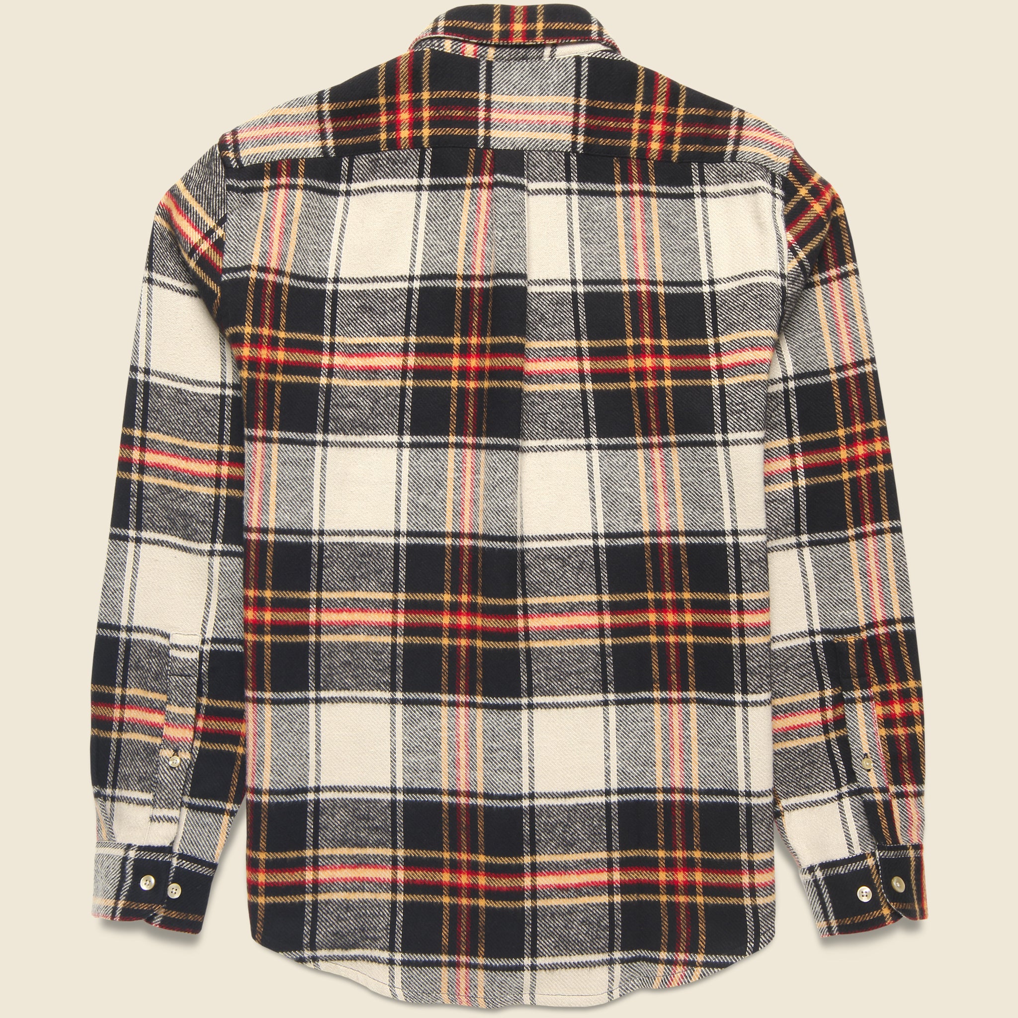 
                          Arc Shirt - Off White - Portuguese Flannel - STAG Provisions - Tops - L/S Woven - Plaid
                        