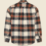 Arc Shirt - Off White - Portuguese Flannel - STAG Provisions - Tops - L/S Woven - Plaid