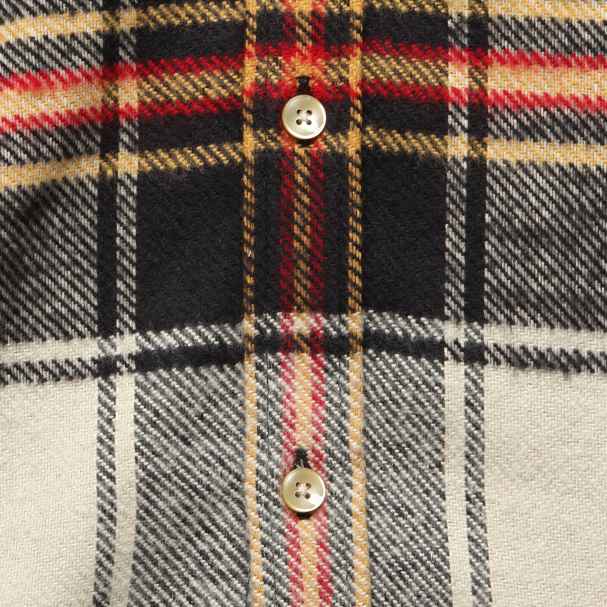 
                          Arc Shirt - Off White - Portuguese Flannel - STAG Provisions - Tops - L/S Woven - Plaid
                        