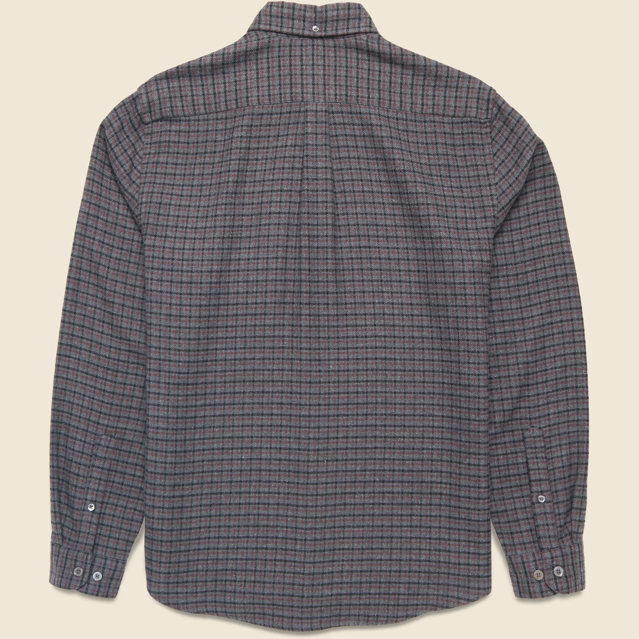 Port Shirt - Charcoal - Portuguese Flannel - STAG Provisions - Tops - L/S Woven - Plaid