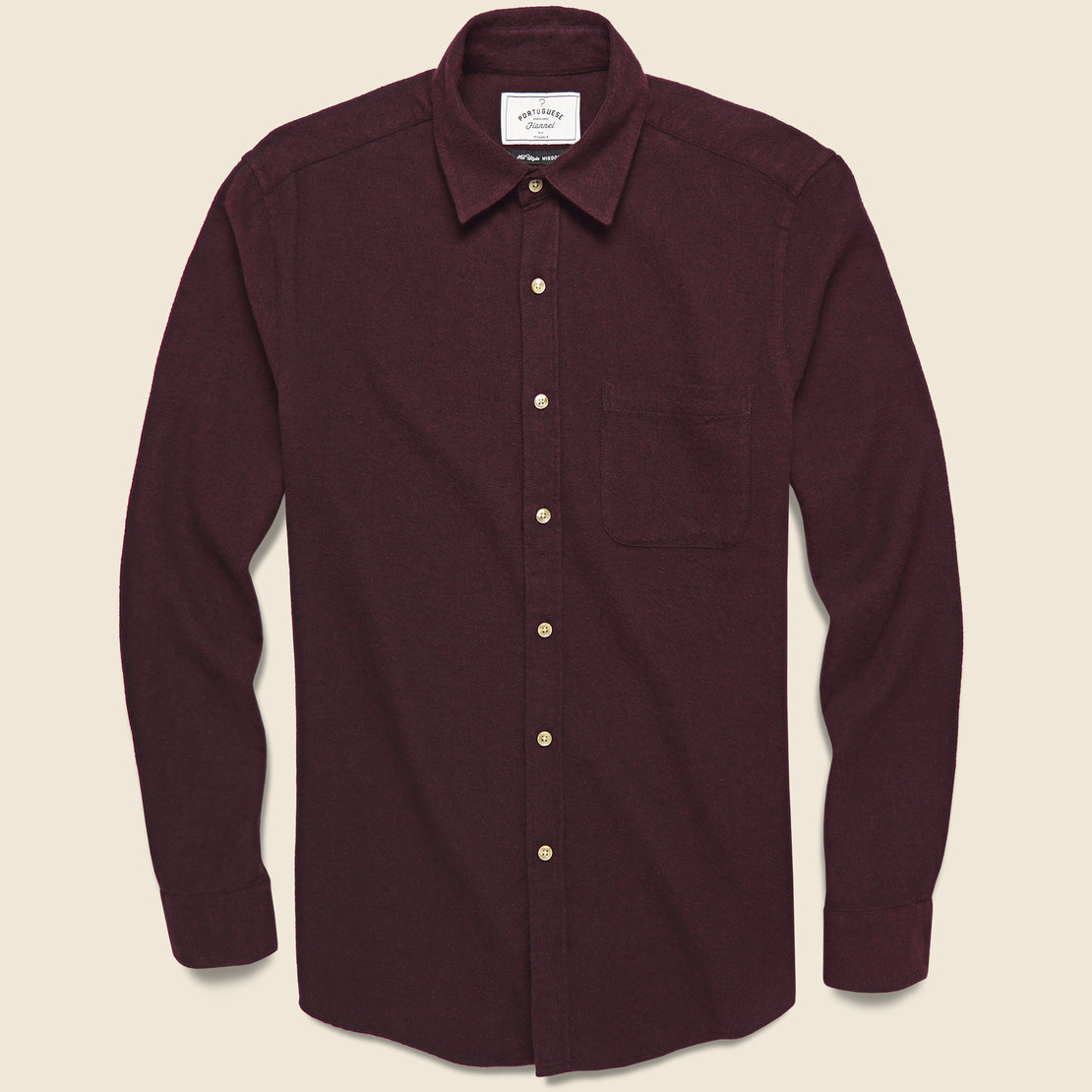Flannel Teca Shirt - Bordeaux