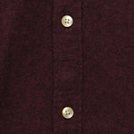 Flannel Teca Shirt - Bordeaux - Portuguese Flannel - STAG Provisions - Tops - L/S Woven - Solid