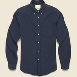 Belavista Oxford Shirt - Navy - Portuguese Flannel - STAG Provisions - Tops - L/S Woven - Solid