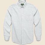 Belavista Striped Oxford Shirt - Green - Portuguese Flannel - STAG Provisions - Tops - L/S Woven - Stripe