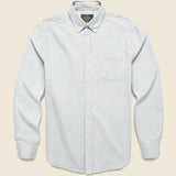 Belavista Oxford Shirt - Green Stripe - Portuguese Flannel - STAG Provisions - Tops - L/S Woven - Stripe